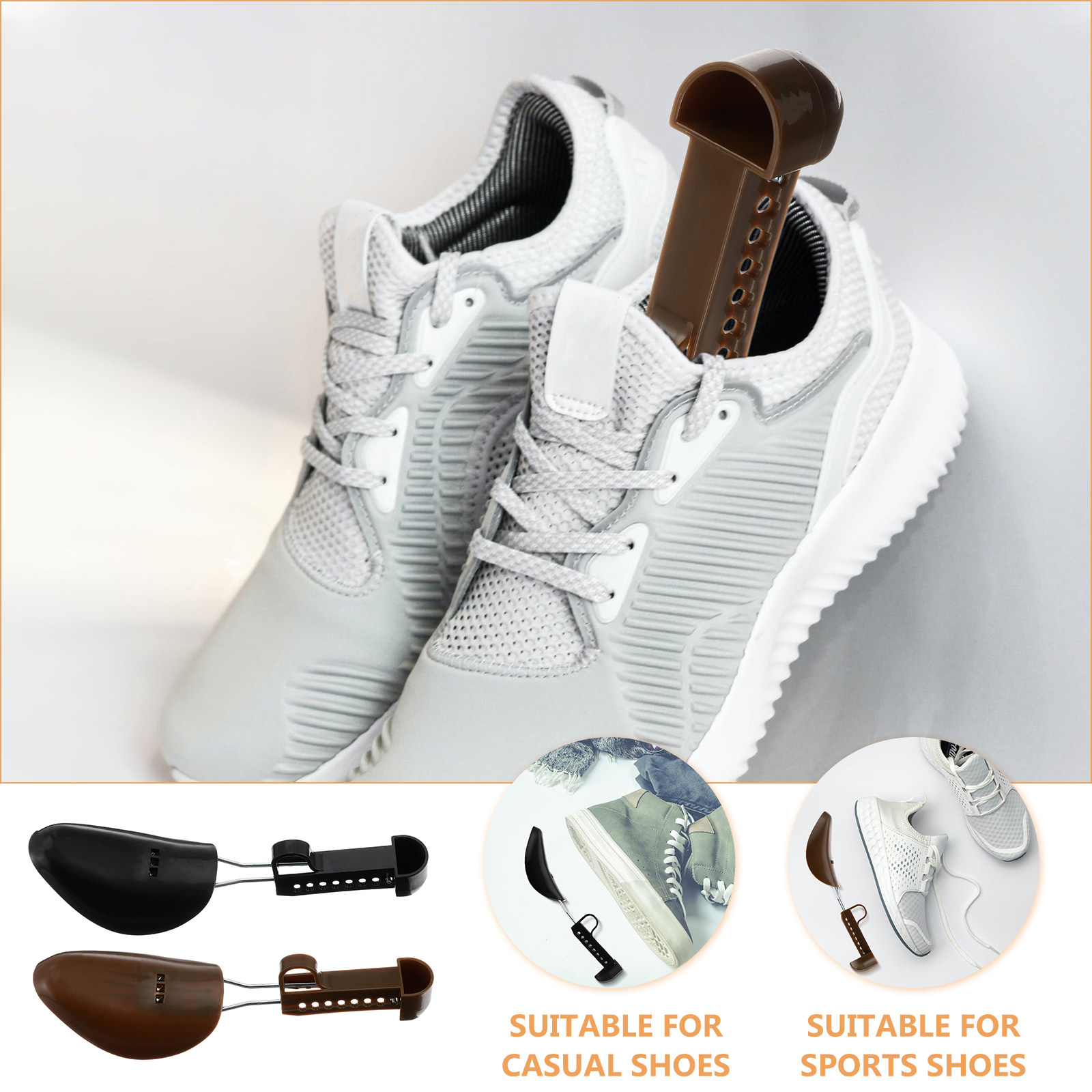 Shoe Tree - 남성용 조절 가능한 신발 확장기 3개
