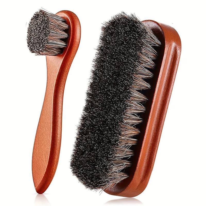 내구성이 뛰어난 말털 브러시 세트(2개/3개), 가죽  - Leather Shoe Polish 리뷰 및 가격