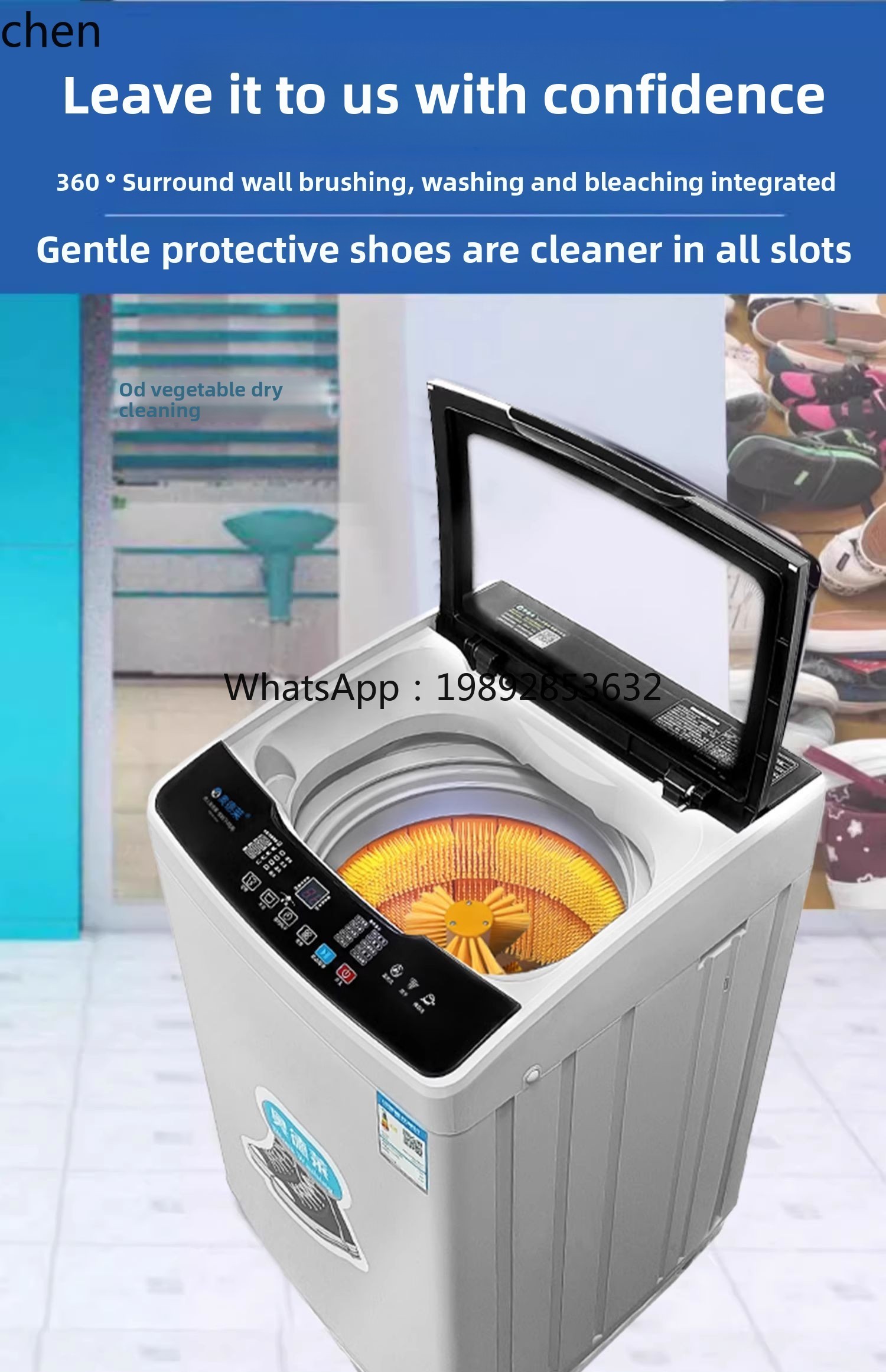 ZZ 자동 신발 세탁기 대형 드라이클리너 기숙사 전용  - Shoe Cleaner 리뷰 및 가격