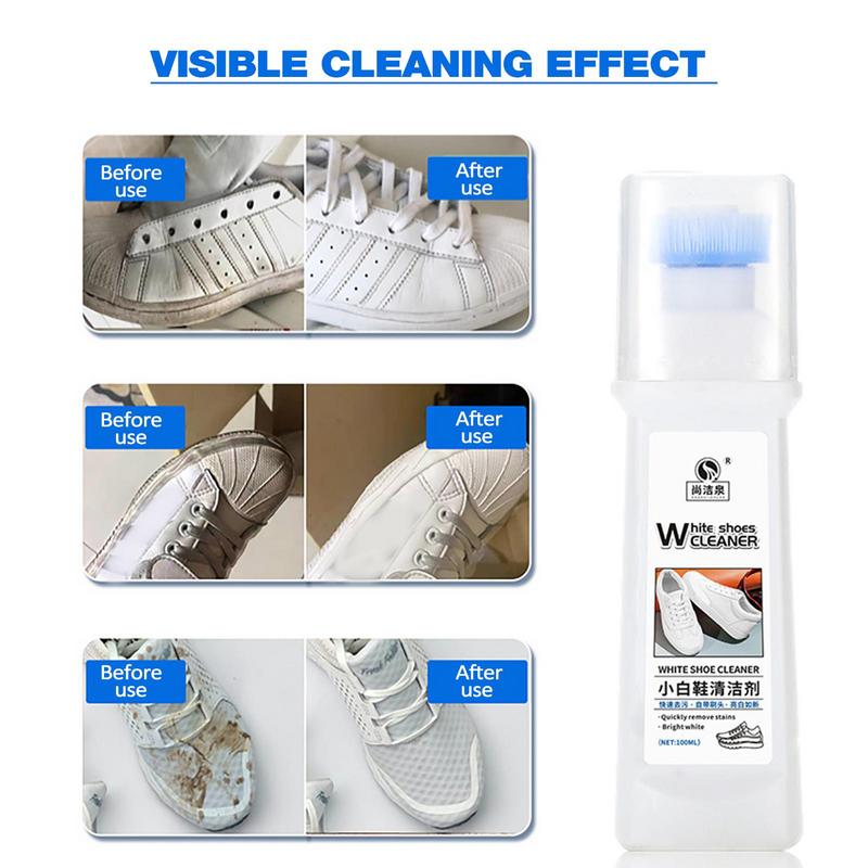 휴대용 흰색 신발 클리너 오염 제거 미백 스니커즈, 캐 - Sneaker Cleaner 리뷰 및 가격